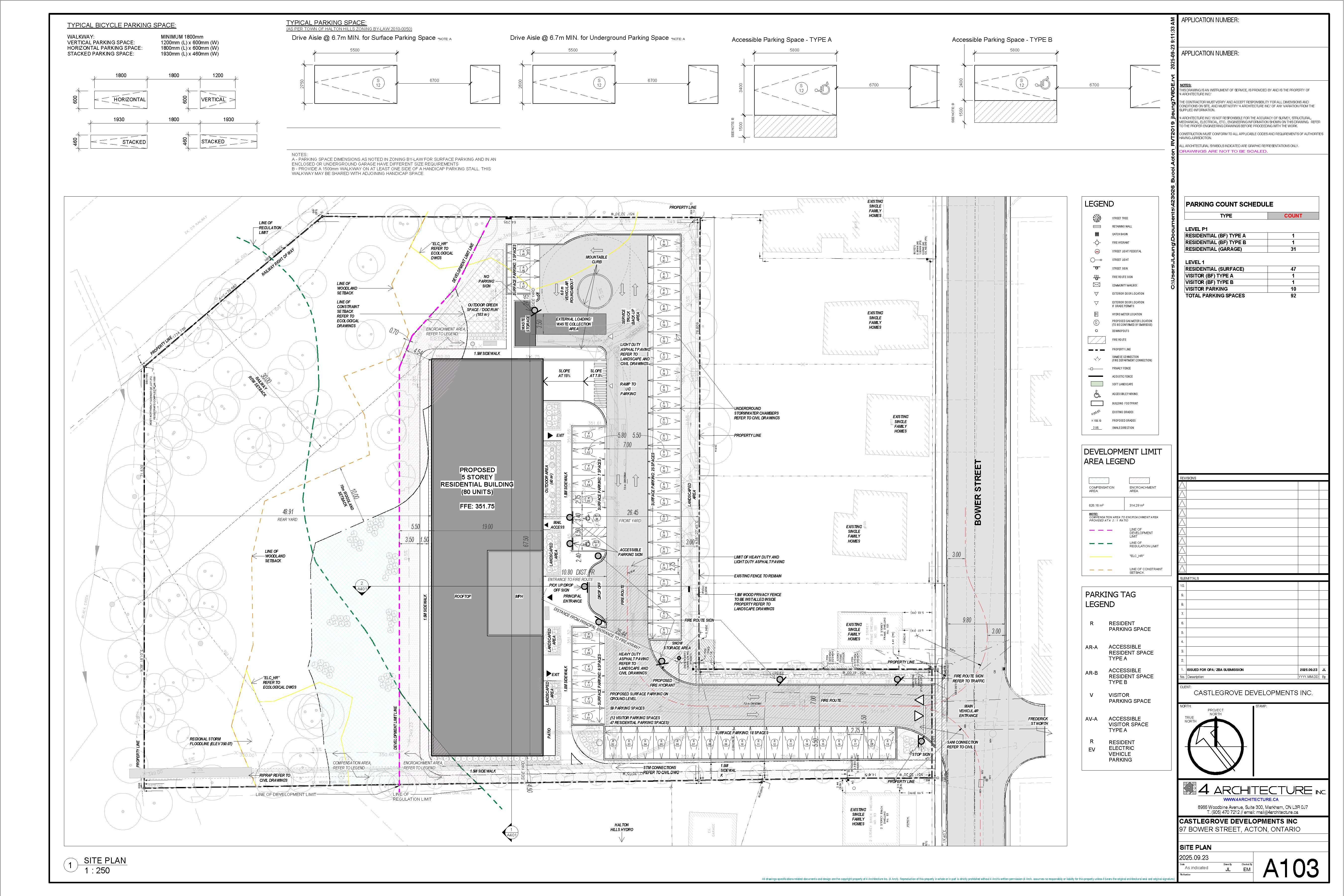 Site Map Site map for 97 Bower Street Development Proposal