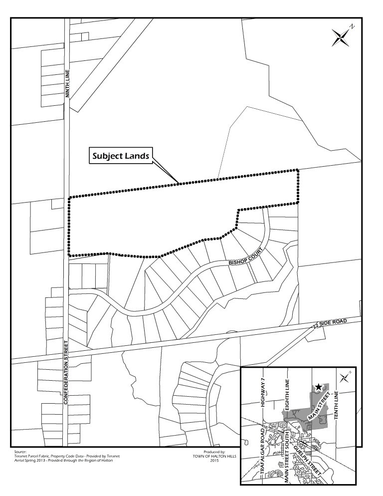 Map showing the property location