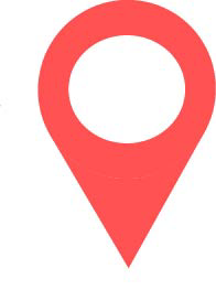 pinkorangeMapPoint Pink orange map location point