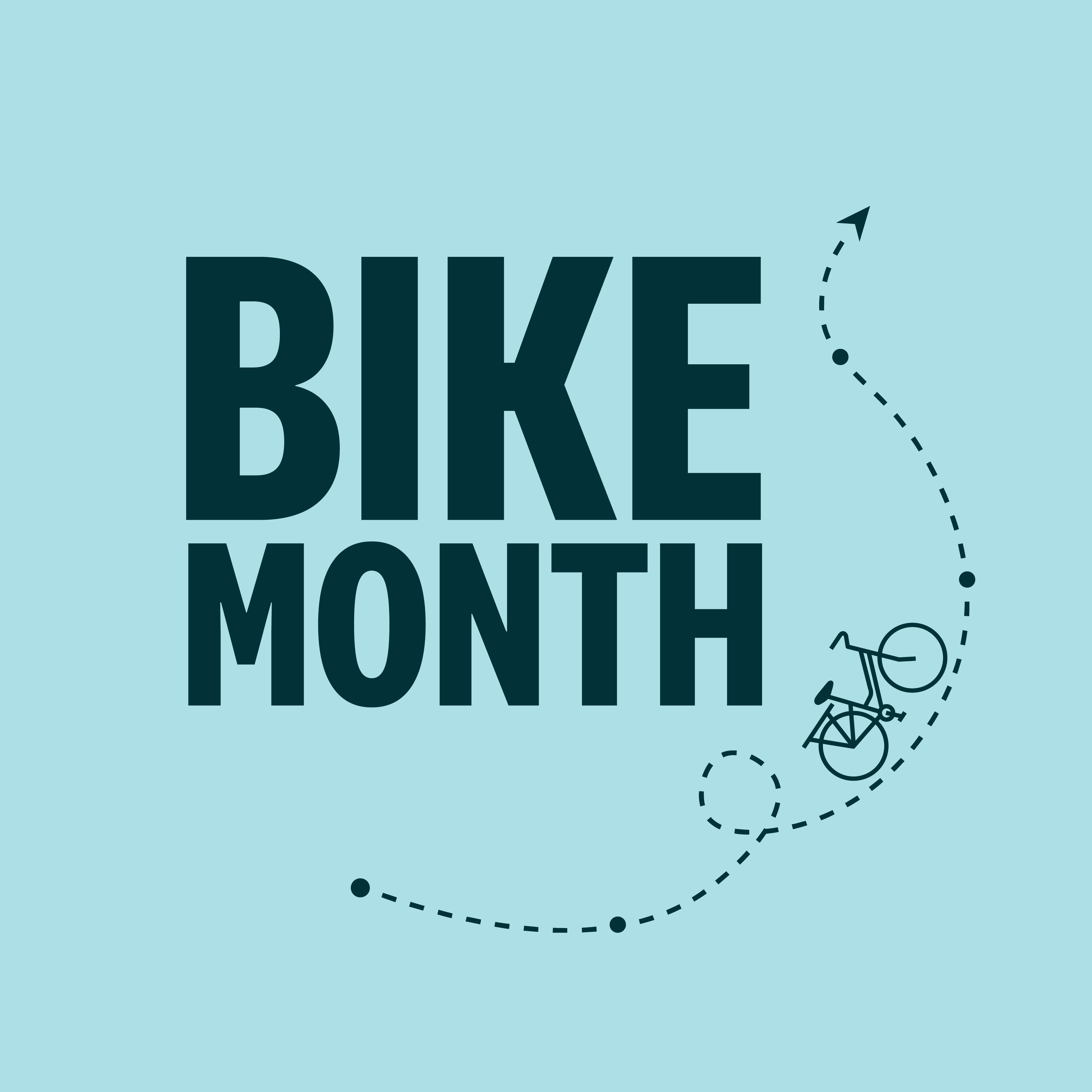Bike Month graphic