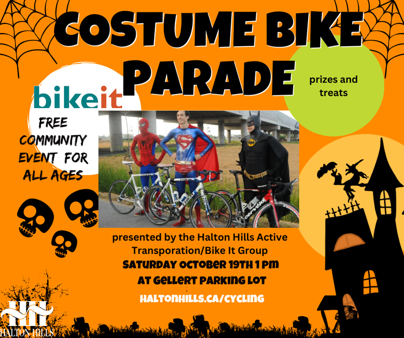 BikeIt Halloween poster