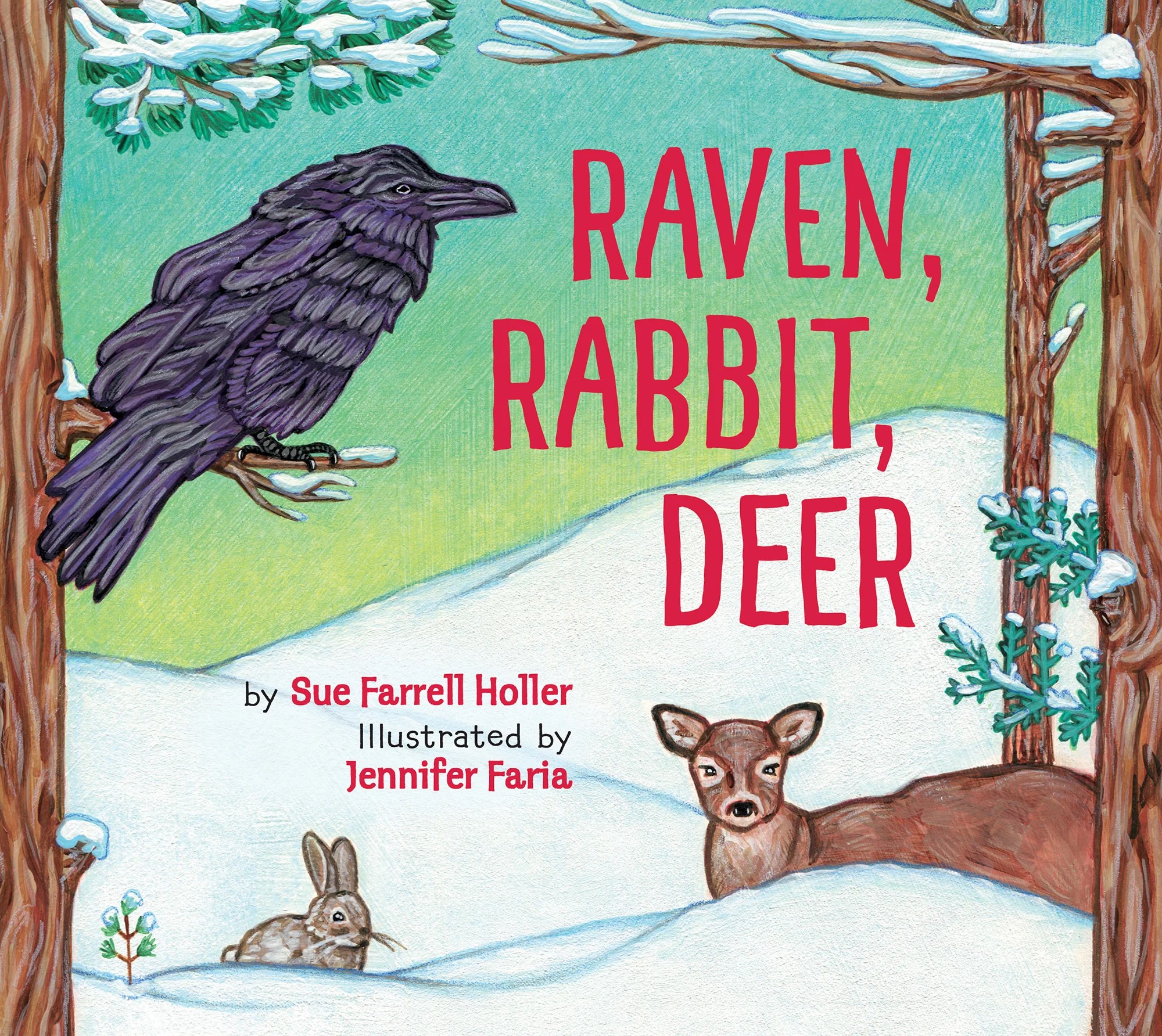 Raven, Rabbit, Deer Book Cover 