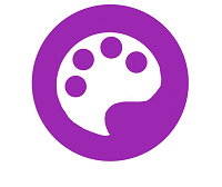 Bright Purple Map Icon