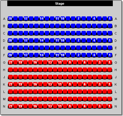 John Elliott Theatre Seating Chart