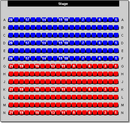 John Elliott Theatre Seating Chart John Elliott Theatre Seating Chart
