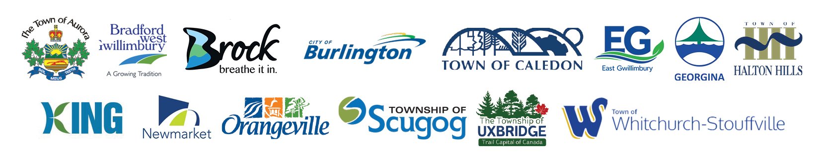 Greater Toronto Halton Region logos