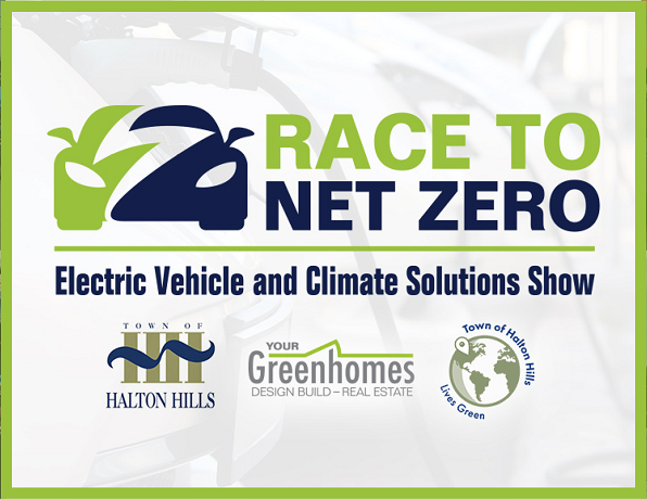 Race to Net Zero event logo with sponsors