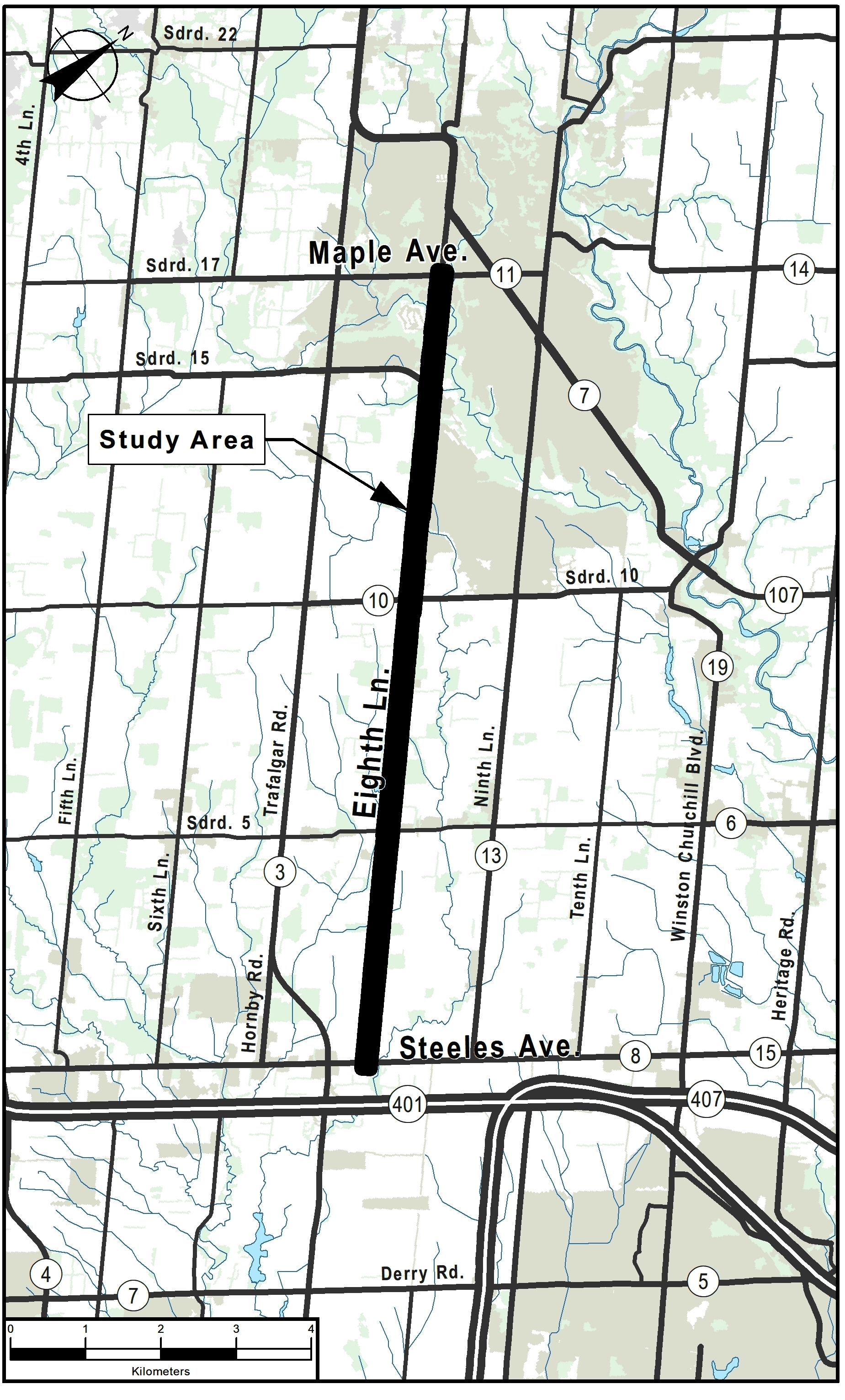 map of eighth line 