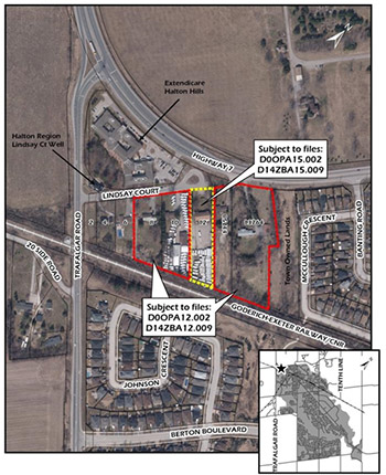 Map of Lindsay Court