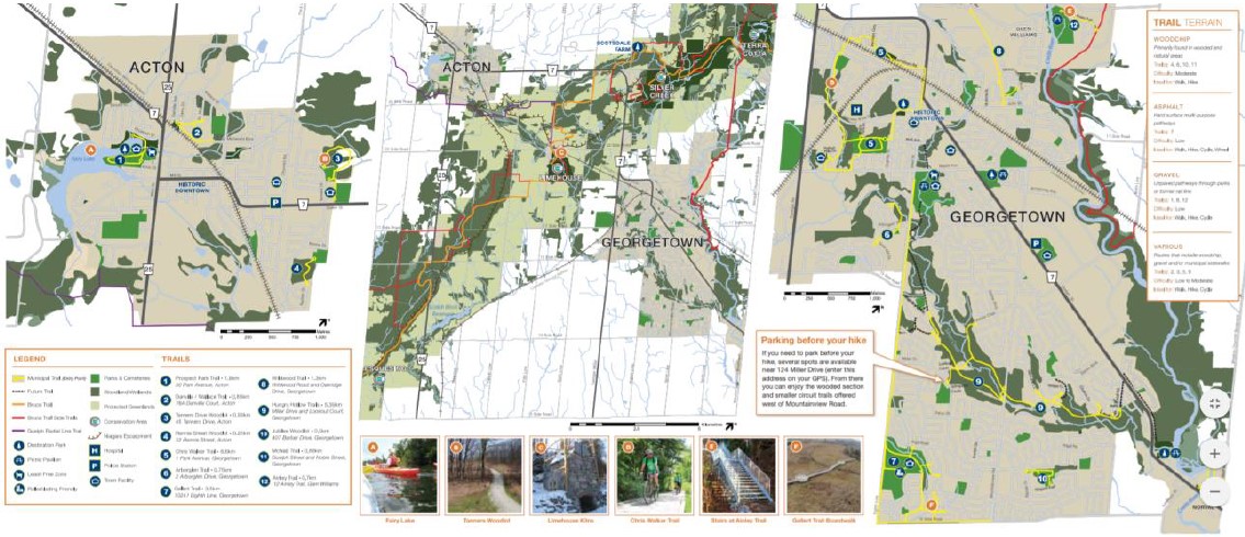 picture of map of town trails