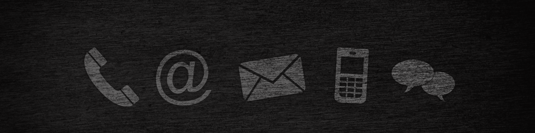 Different types of communication icon options