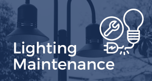Lighting Maintenance button