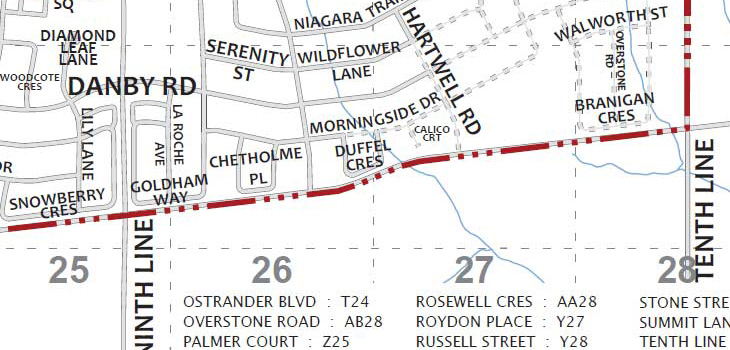Map Of Georgetown Ontario Maps - Halton Hills