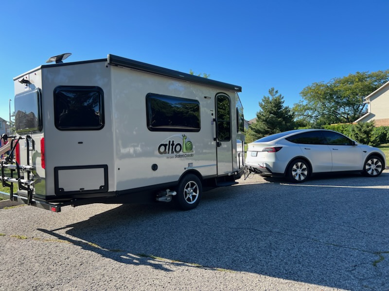 EV vehicle with Trailer