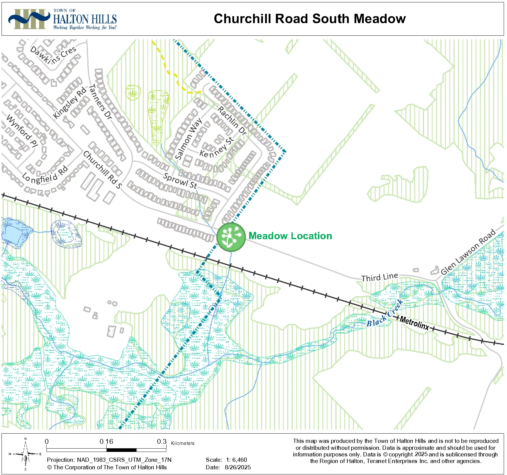 Churchill Road S Meadow Location Churchill Road S Meadow Location